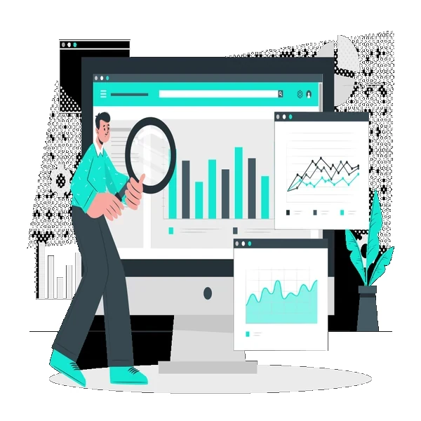 Minh hoạ bảng điều khiển phân tích dữ liệu SEMrush