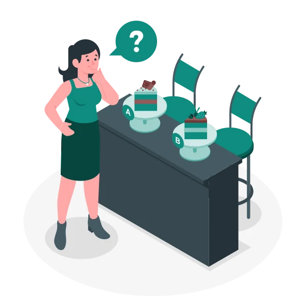 Minh hoạ so sánh lựa chọn giữa backlink Dofollow và Nofollow