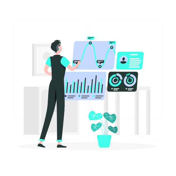 Minh hoạ phân tích dữ liệu đo độ cạnh tranh từ khoá SEO
