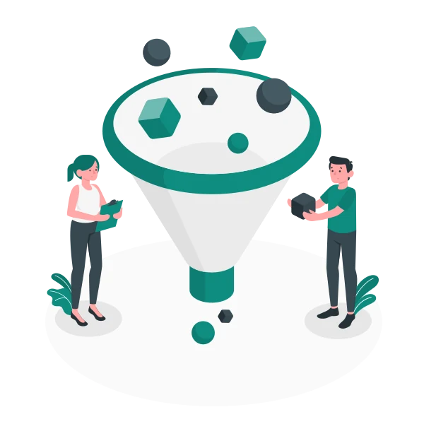 Minh hoạ ma trận 5 bộ lọc xác định backlink chất lượng cao