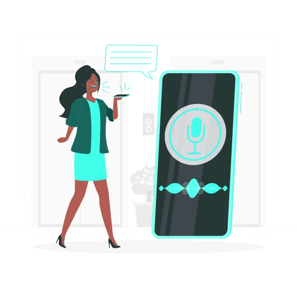Minh hoạ tìm kiếm bằng giọng nói voice search