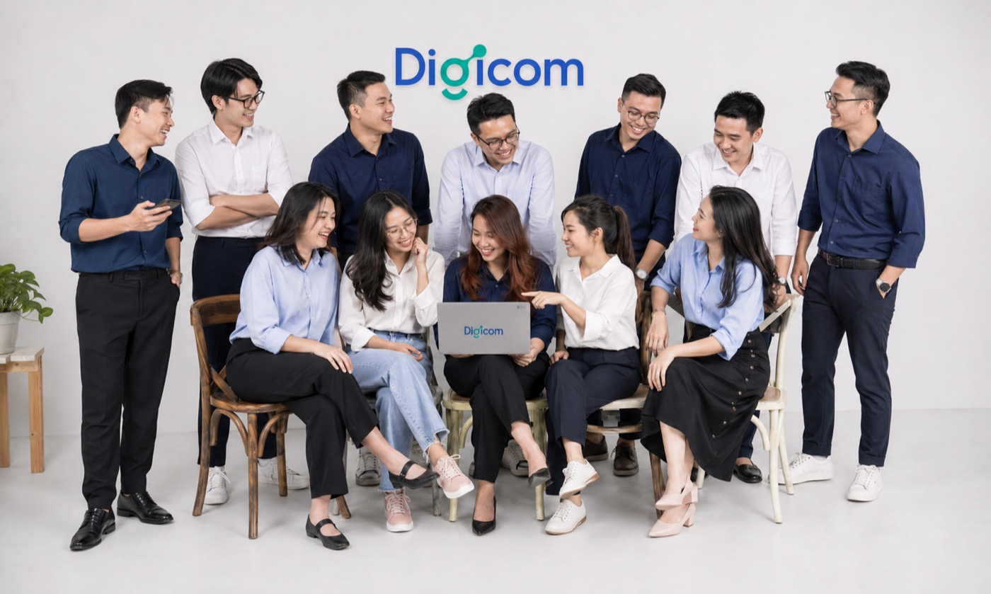 Đội SEO Digicom phân tích dữ liệu website